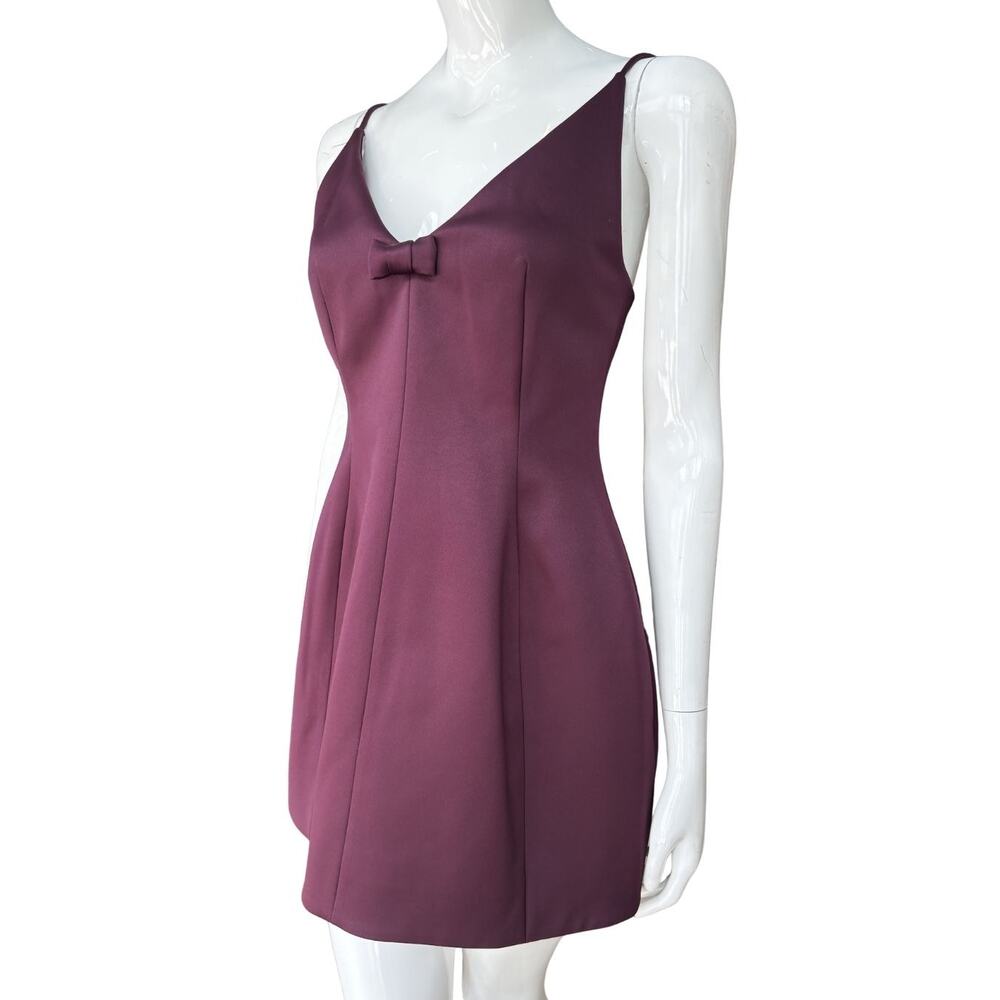 Marc Jacobs Mini Satin Tulip Dress 2 XS S - Picture 2 of 9